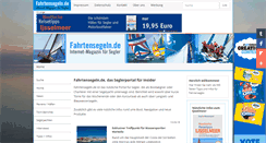 Desktop Screenshot of fahrtensegeln.de