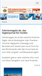 Mobile Screenshot of fahrtensegeln.de